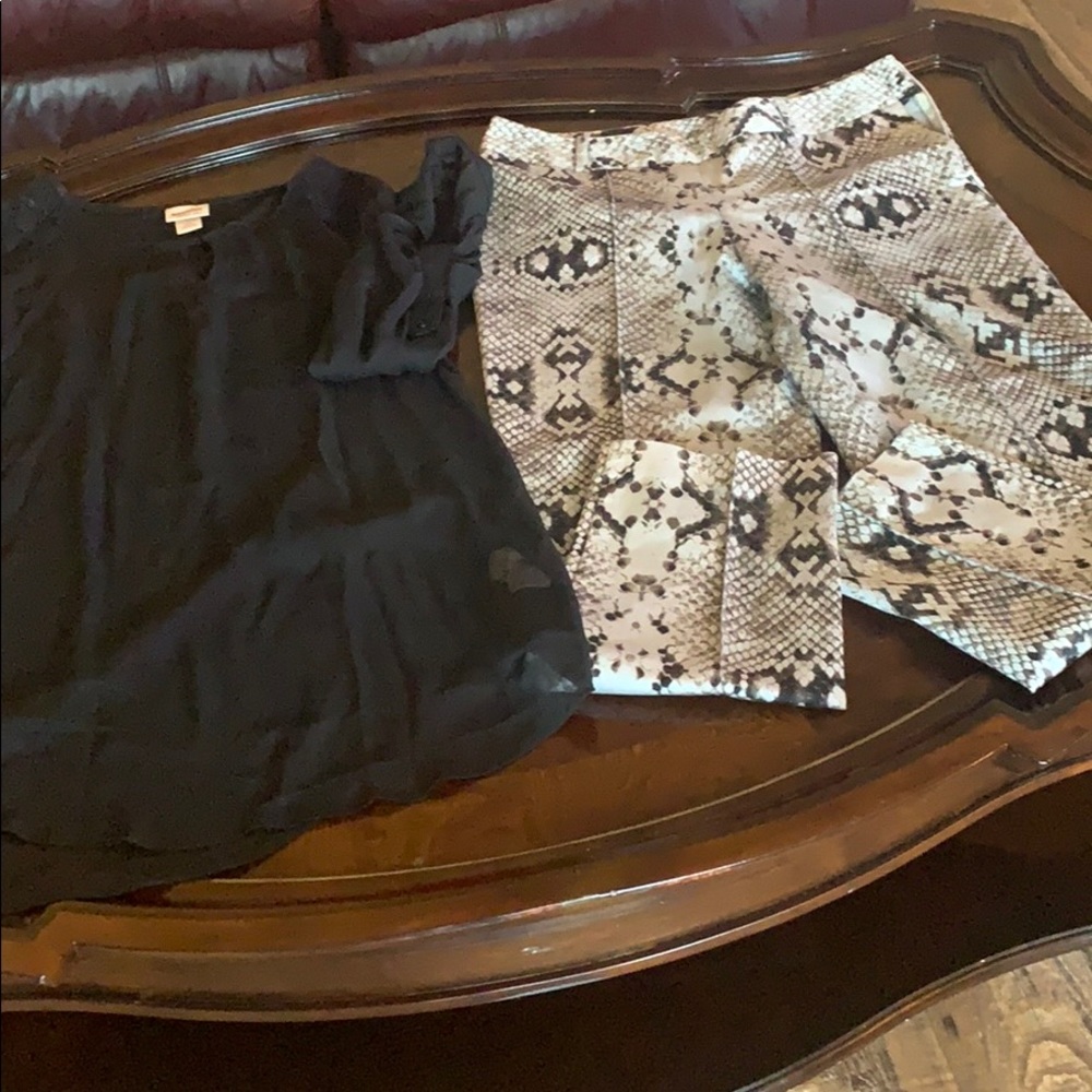 Blouse and pants